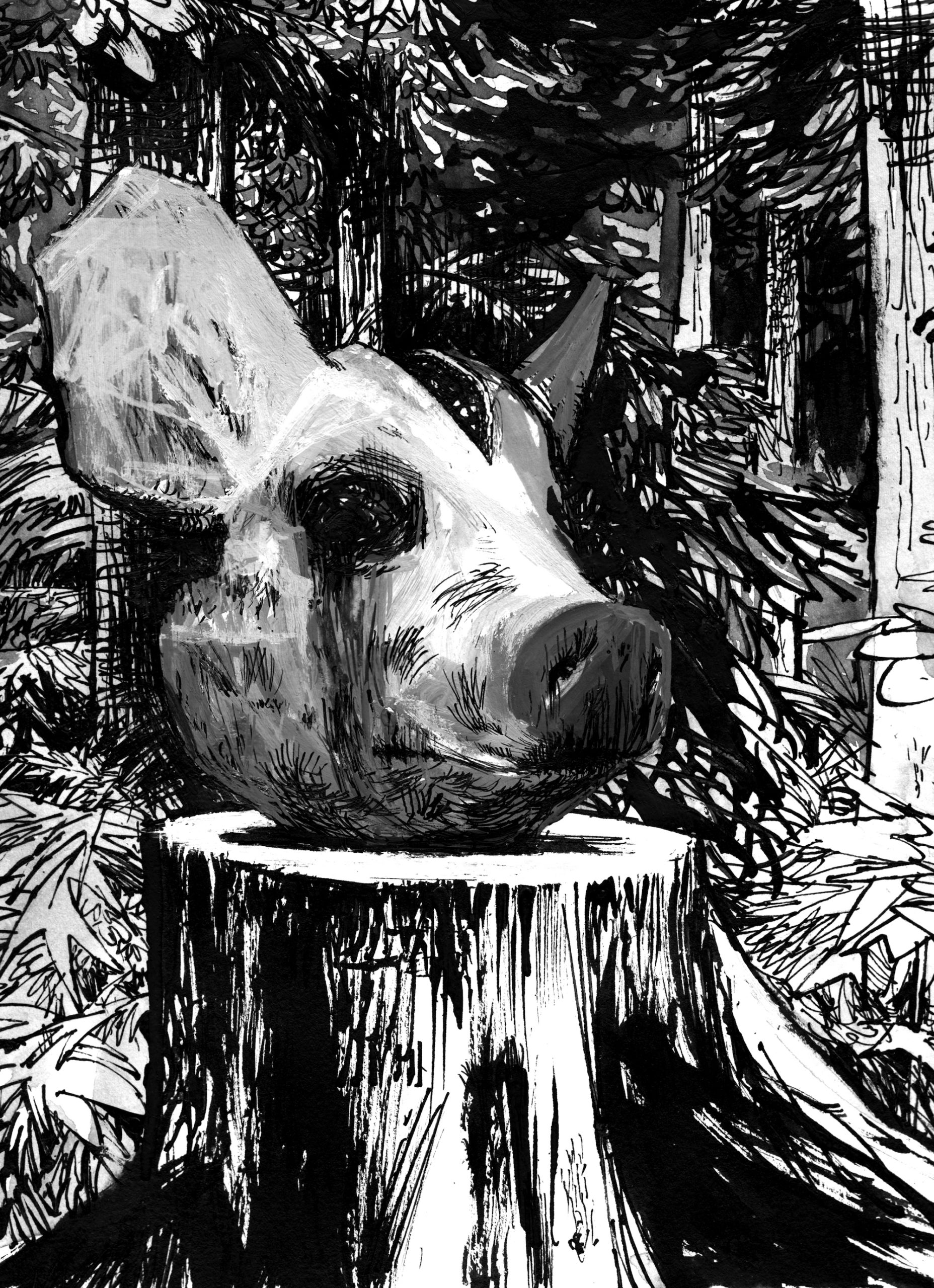 lord of the flies pig head